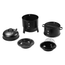 Faszenes grill és füstölő 37 cm GardenMeister GM2005