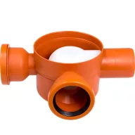 Szuez szifon 3 ágú PVC STY-503-1