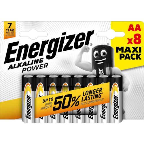 Energizer Alkaline Power AA ceruzaelem 8db/csomag