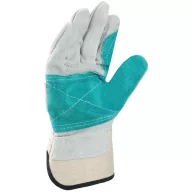 Kesztyű erősített bőr TÜRKIZ 10-es