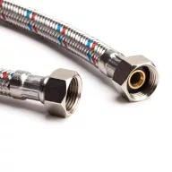 Flexibilis víz bekötőcső 1/2"-1/2" BB 20 cm