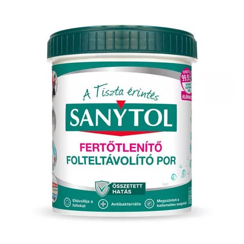 Sanytol fertőtlenítő folteltávolító por 450g