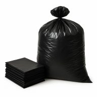 PE zsák fekete 70x110 cm