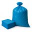 PE zsák kék 65x130 cm