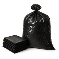 PE zsák fekete sittes 55x110 cm