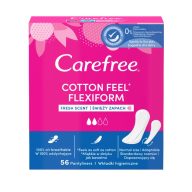 Tisztasági betét Carefree Cotton feel Flexiform 56 db