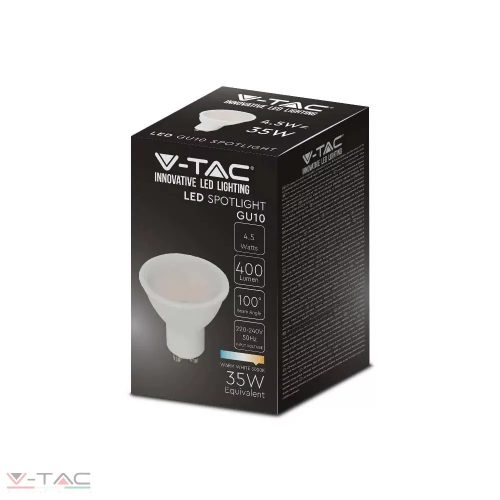 LED izzó 4.5W GU10 spotlámpa V-TAC