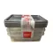 Tárolószett szögletes 3 db/cs 3x2,1 l