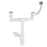Mosogatószifon kétmedencés STY-539-5