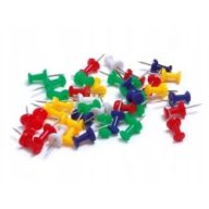 Bástyafejű rajzszeg szines WEBER'S 100 db/dbz