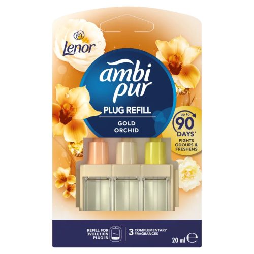 Ambi Pur 3Volution Lenor Gold Orchid utántöltő folyadék - 20 ml