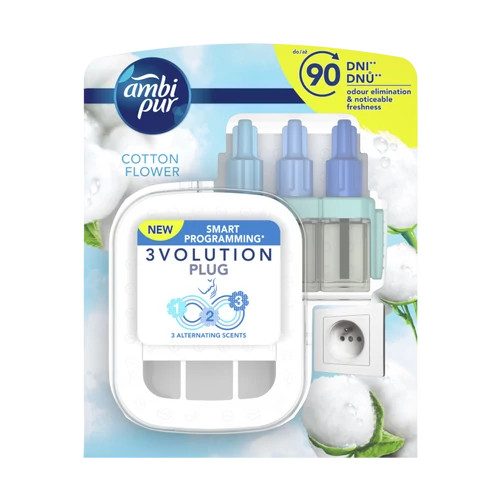 Ambi Pur 3Volution Cotton Flower Elektromos Készülék - 20 ml