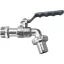 Kerti csap 3/4" Extol