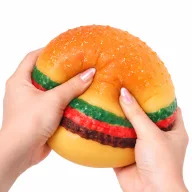 Mega Squeeze nyomkodós antistressz játék - Hamburger